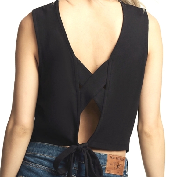 NWT. True Religion crossback tiger tank Size Small - Picture 3 of 8